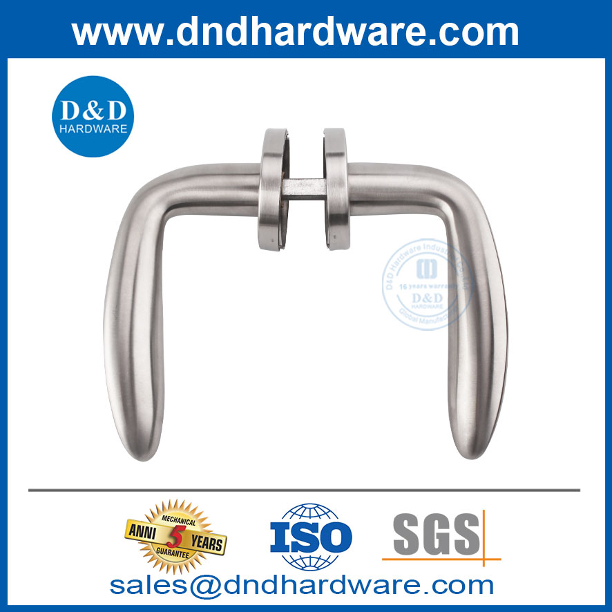 Styles de poignée de porte intérieure Poignons de porte d'entrée en acier inoxydable-DDSH019