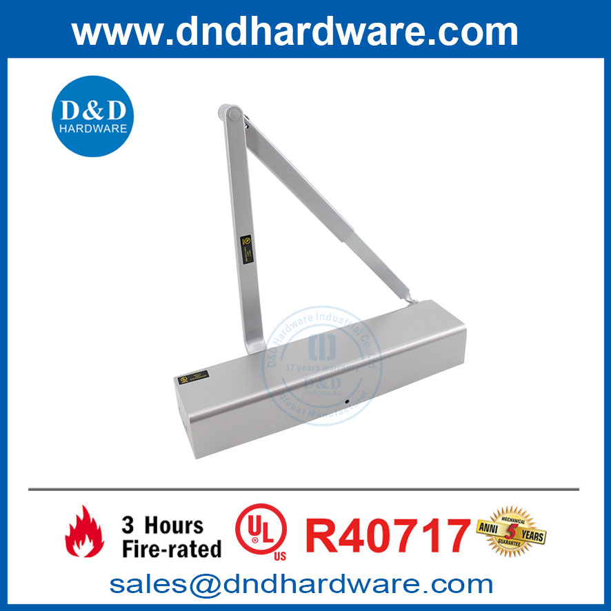 UL Standard Fire Retar Delay Action lourde en bois Auto Door Dosters-DDDC059DA
