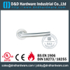 Grade 304 Hordred Silver Lever Poignée pour les portes doubles extérieures-DDTH025