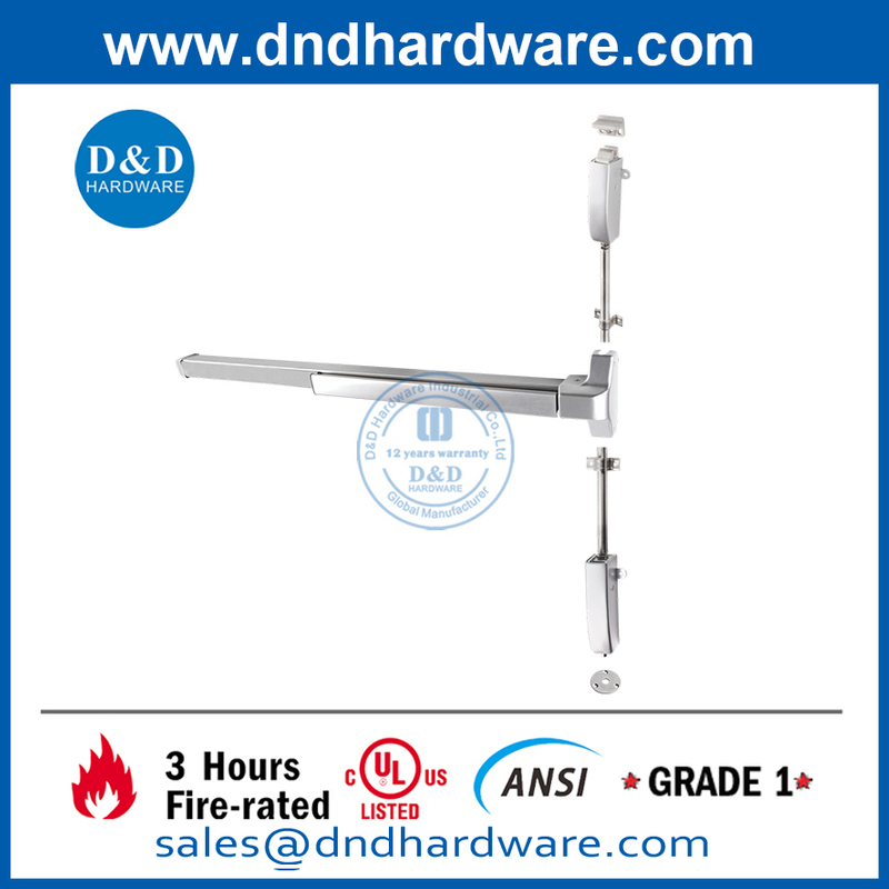 Dispositif de sortie de panique SS304 UL ANSI coupe-feu-DDPD004