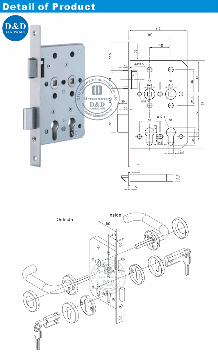 Hardware Lock-D & D X-Ray