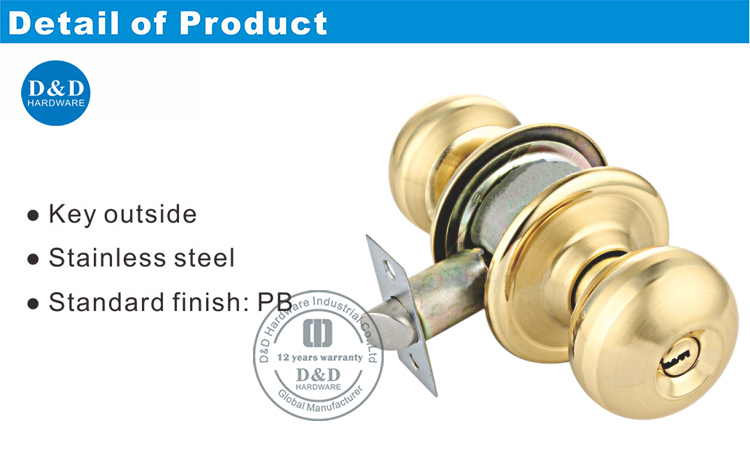 Storeroom Lockset-Ddlk002-D & D Hardware