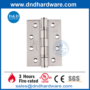 Charnière à roulement coupe-feu classée UL Grade 316 pour porte en bois-DDSS001-FR-4X3X3