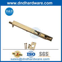 8 pouces en laiton satiné SS Boulon à chasse d'eau lourd pour la porte en bois-DDDB001
