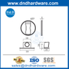 Bourse de porte métal argent satin en acier inoxydable porte magnétique stop-ddds037