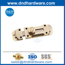 Boulon de porte de baril de sécurité lourde antique en laiton en alliage en zinc-ddb025