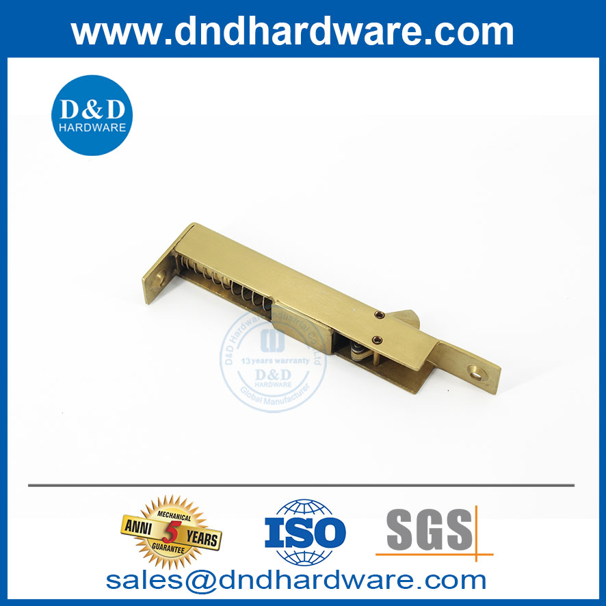 SS304 Satin en laiton latérale Boulon de porte automatique pour la porte métallique-DDDB023