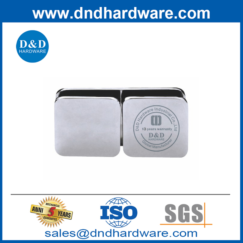 180 degrés standard SUS316 Porte de porte en verre rond Clip-ddgc006