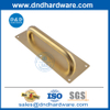 Poignée de traction de type carrée en acier inoxydable en laiton en laiton avec plaque-DDPH023