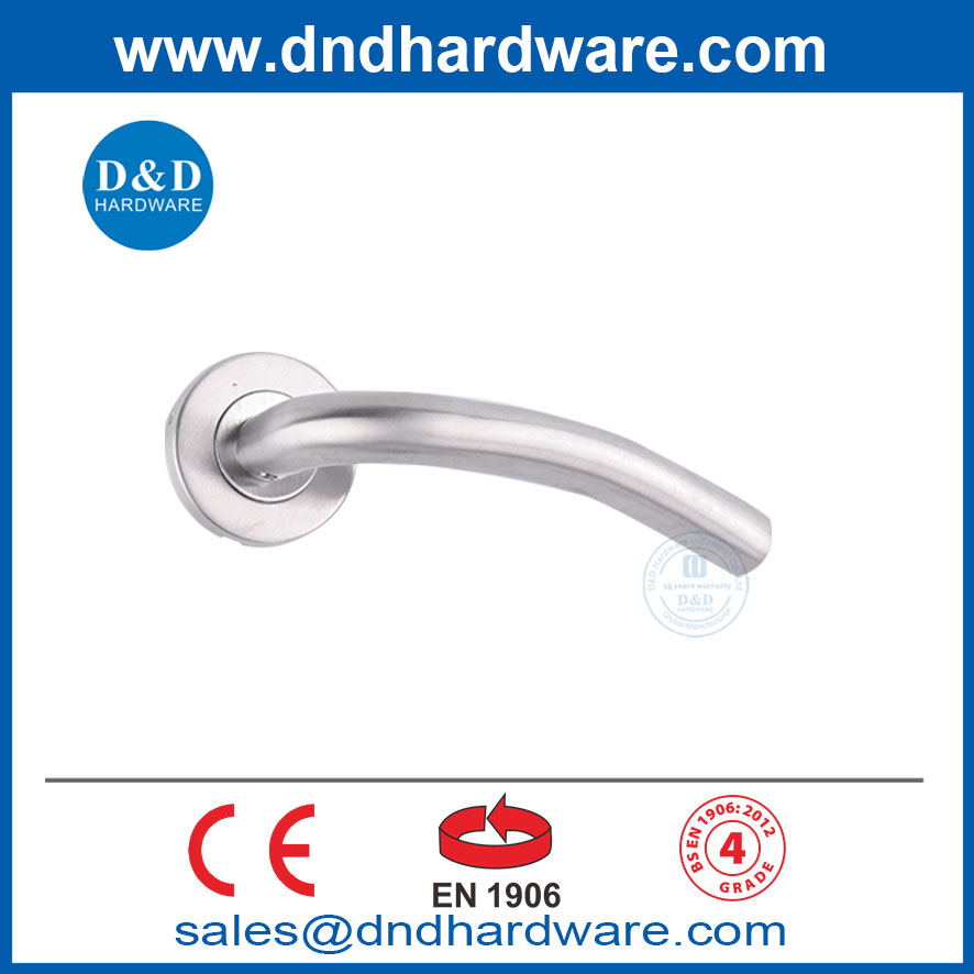 Poignée de porte Hardware en1906 en acier inoxydable moderne Poiglettes de porte de fantaisie-DDTH006