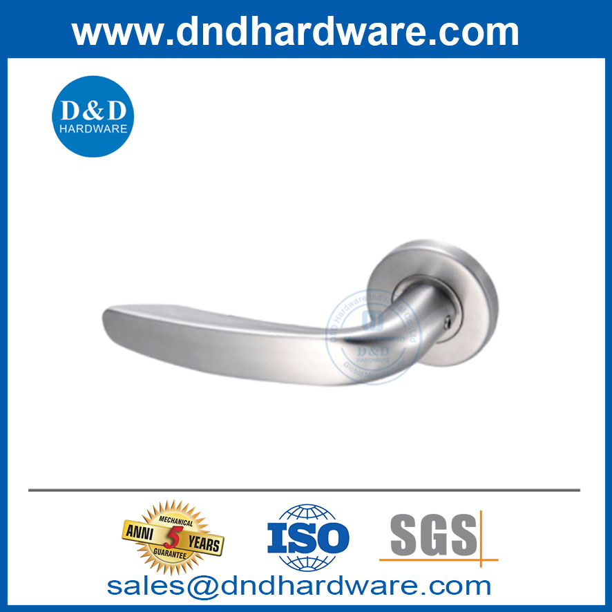 Poignée de porte intérieure en acier inoxydable pour métal et porte en bois-DDTH038