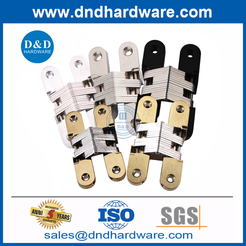 Hardware de porte cachée réglable Hinge DDCH018 en acier inoxydable en acier inoxydable