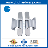 Hinges de porte extérieures dissimulées alliages et aluminium en aluminium 180 degrés cachés Hinge-DDCH017