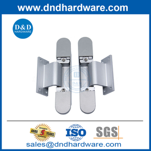 180 degrés alliés de zinc cachés à 180 degrés et en aluminium ajusté à la porte dissimulée Hinges-DDCH017