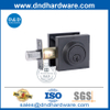 MATT BLAKC ZINC ALLOY Square Type One-Sison Porte de porte Lock-DDLK031