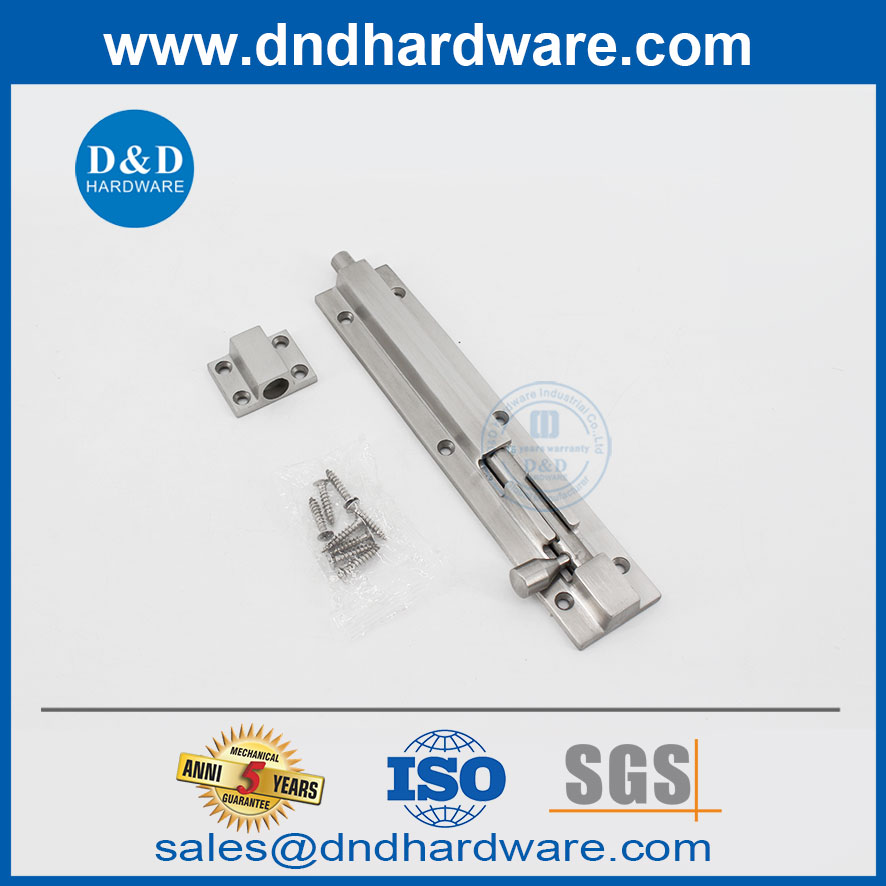 Boulons de sécurité en acier inoxydable serrure de boulon de canon pour la porte commerciale du bâtiment-DDDB035