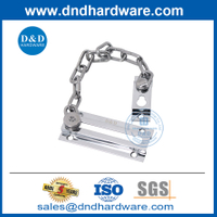Matière en laiton Polon Chrome Wood Door Chain Lock pour le marché européen-DDDG005