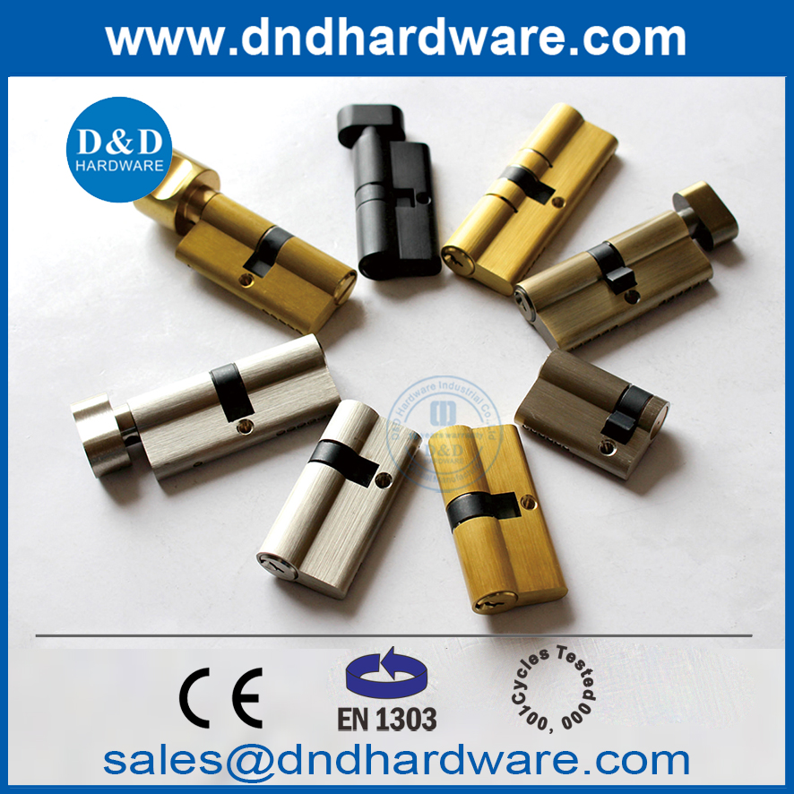 Sécurité 2 pièces Clé de porte ovale BACLE CYLINDIN