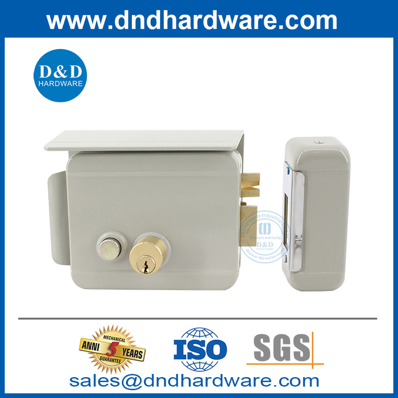 Smart Gate Lock Electronic Magnetic Electric Door Rim Lock-Ddrl045