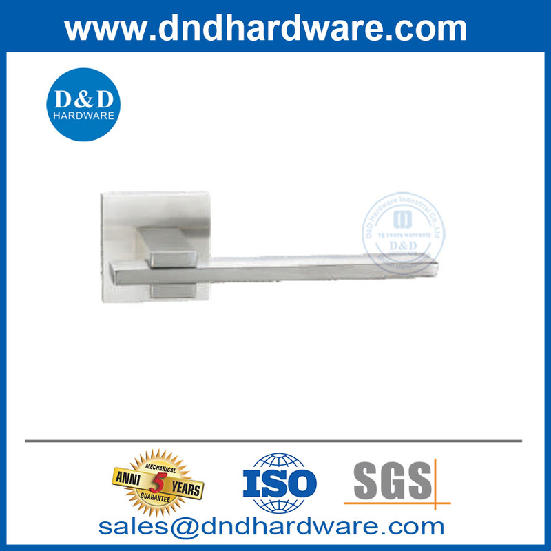 Poignées de porte externe Levier d'intimité en acier inoxydable poignée de porte-DDSH060
