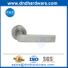 Poignées de porte d'entrée Poignée de levier en acier inoxydable sur la rosette pour la porte de sécurité-DDTH043