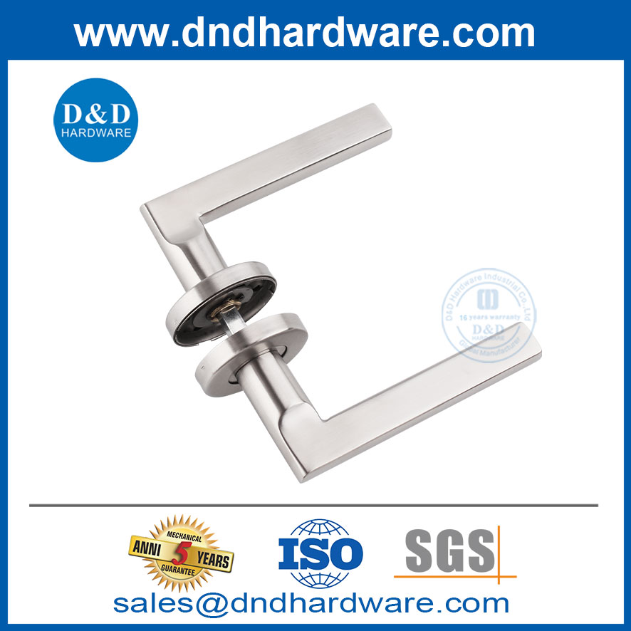 Poigrés de porte moderne en acier inoxydable Poignée de porte intérieure pour l'hôtel-DDSH023