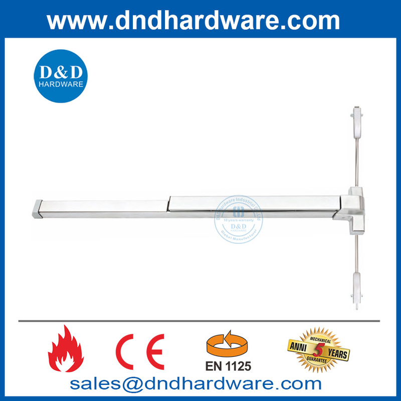 Verrouillage à deux points Double Emergency Escape porte Panique Push Touch Bar CE EN1125-DDPD028