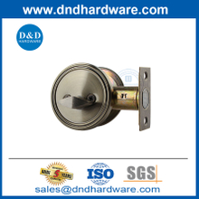 Lock de porte d'entrée en laiton antique en acier inoxydable