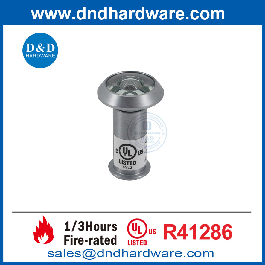 High Security Brass Fire classé UL 10C Home Apartment Door Viewer-DDDV009