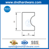 Horaire d'armoire de cuisine en acier inoxydable Handle de traction de traction de tracture de porte poignée de porte de porte bouton-ddfh065