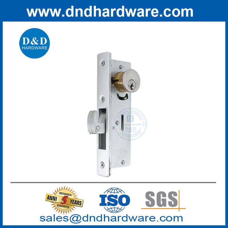 Kit de longue date de porte en acier inoxydable avec clés de clés de mortaise-cylindres-ddml041