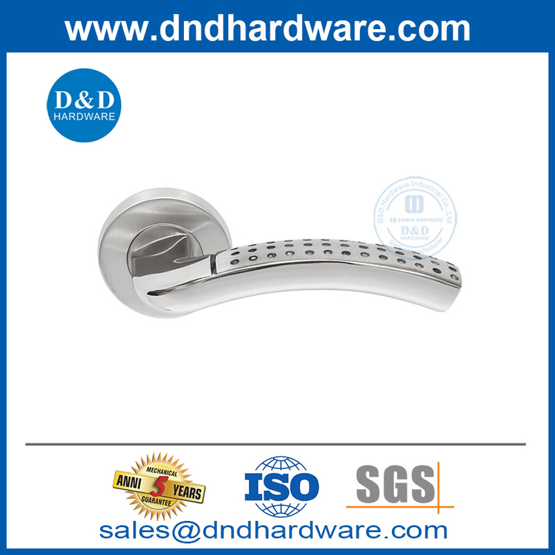 Poignée de porte de fer de haute qualité luxe pour la porte interne de la chambre-DDSH029