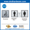 Type ovale en acier inoxydable PURT PRIEUR PLAQUE ARRIÈRE POUR LA PORTE DE PORTE EXTERNE-DDPH022