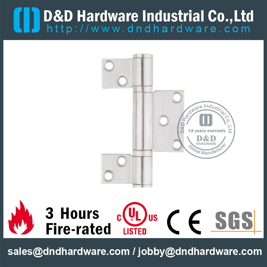 SS 304 Trois feuilles Hardware HINGE-D & D