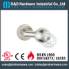 Acier inoxydable 304 Boule à mitred Bouton de porte nickel pour une seule porte de bureau -ddth032
