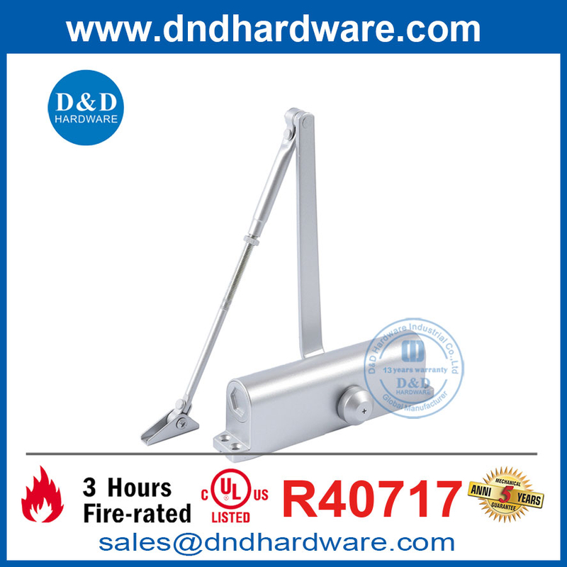 UL Fire classé haut de jambe Côté poussoir latérale lourde porte d'entrée plus proche DDDC040