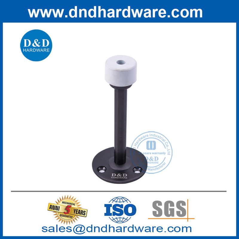 Matte Black SS AISI304 Talon Indoor Wood Door Stop-DDDS018