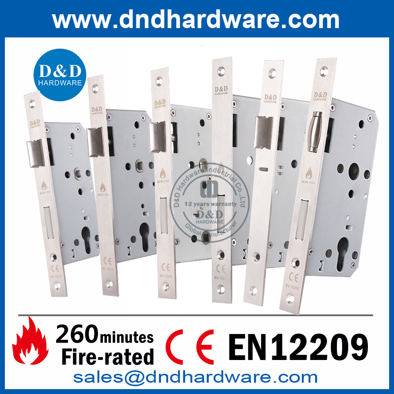 Prix ​​d'usine High Security SS304 Door Mortise Lock Classroom Style Style Porte Lock -DDML015