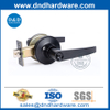 Fabricants de serrures en alliage en zinc Matt Black Entry Door Lever Lockset avec cylindre-ddlk082