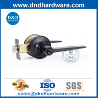 Alloy Zinc Matt Black Office Function Lockset avec le levier Handle-DDLK084