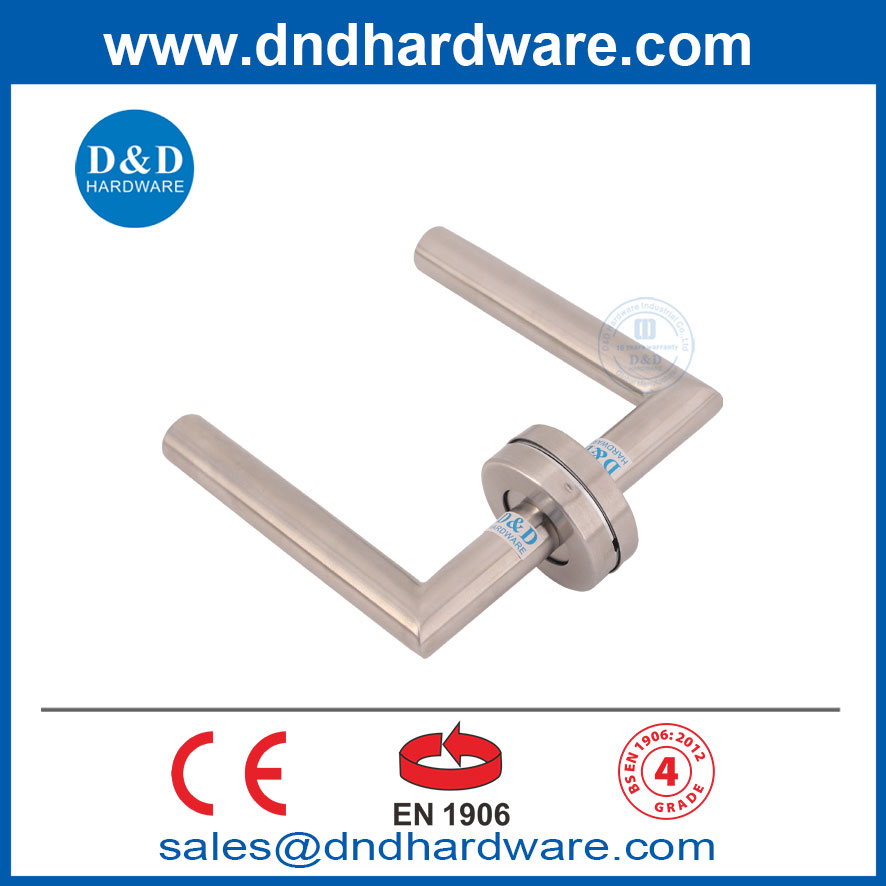 Poignée de porte de maison EN1906 Levier d'intimité en acier inoxydable Handle-DDTH003