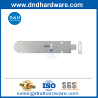 Nickel Barrel Boulon en laiton Porte de porte à l'intérieur du boulon de porte DDDB028
