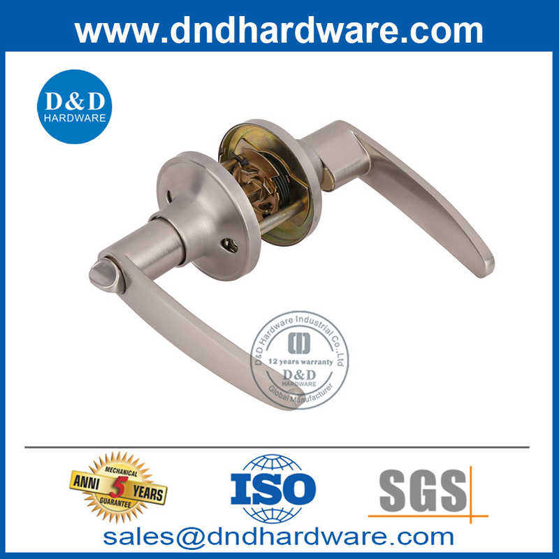 Lock de porte du bouton de tour à haute sécurité à haute sécurité dans le zinc en alliage-ddlk093