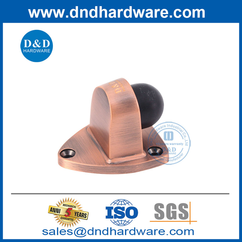 China Factory Allin Alliage Antique Copper Door Stop Holder-DDDS029-B