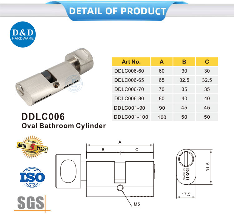 Cylindre de salle de bain 