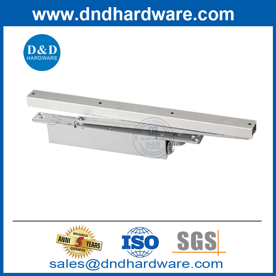 Porte globale plus proche de la porte glissante en alliage en aluminium plus proche avec le dossier de dos-DDDC047