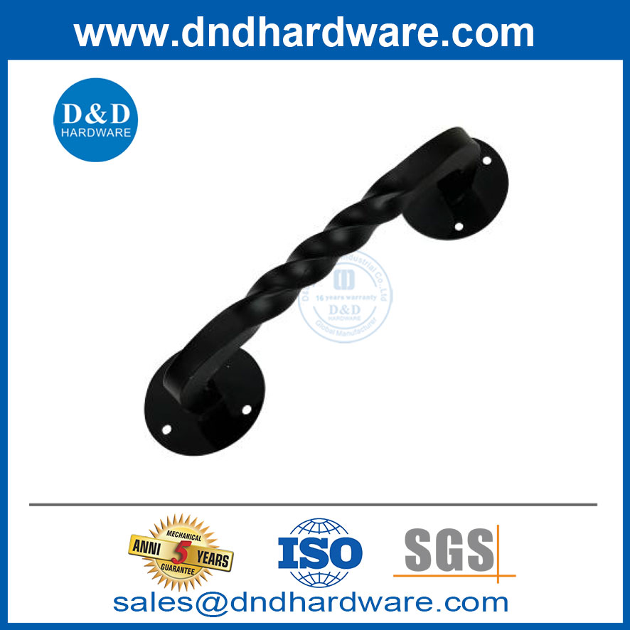Poignée de porte de grange en acier en carbone Poignée de traction de haute qualité pour la grange set-ddbd093