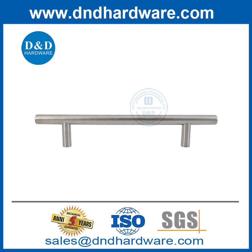 Silver en acier inoxydable Entrée Poignant Patriez pour la porte de bureau-DDPH031