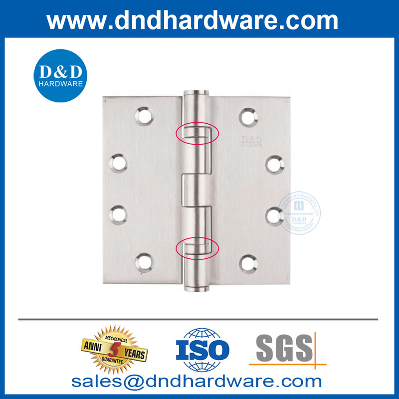 Hinge de porte d'entrée en acier inoxydable Hinge-DDSS063
