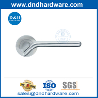 Poignée de porte intérieure en acier inoxydable en métal des portes de porte principale-DDSH040